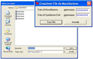 Anagrafe Bovini - Crea File da Macellazione Anagrafe Bovini - Crea File da Macellazione